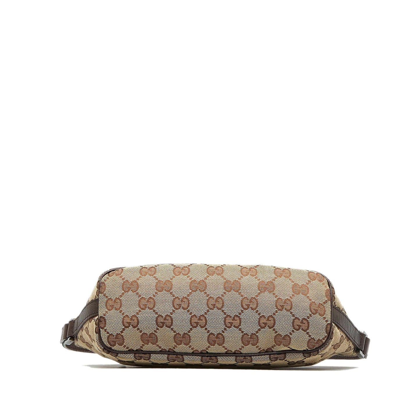 Gucci GG Canvas Web Boat Baguette (SHG-9aJiNR)