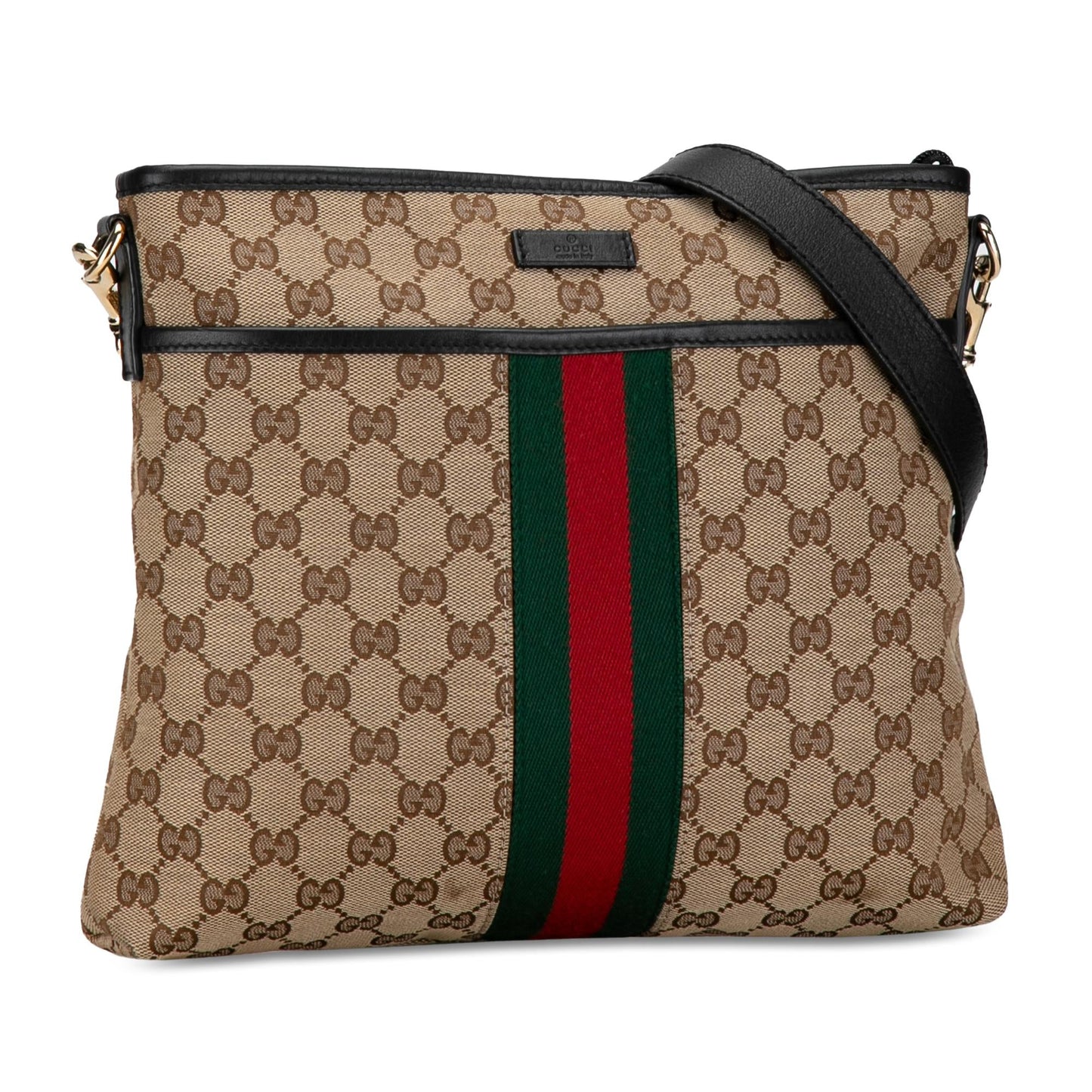 Gucci GG Canvas Web Crossbody Bag (SHG-p1ytZD)