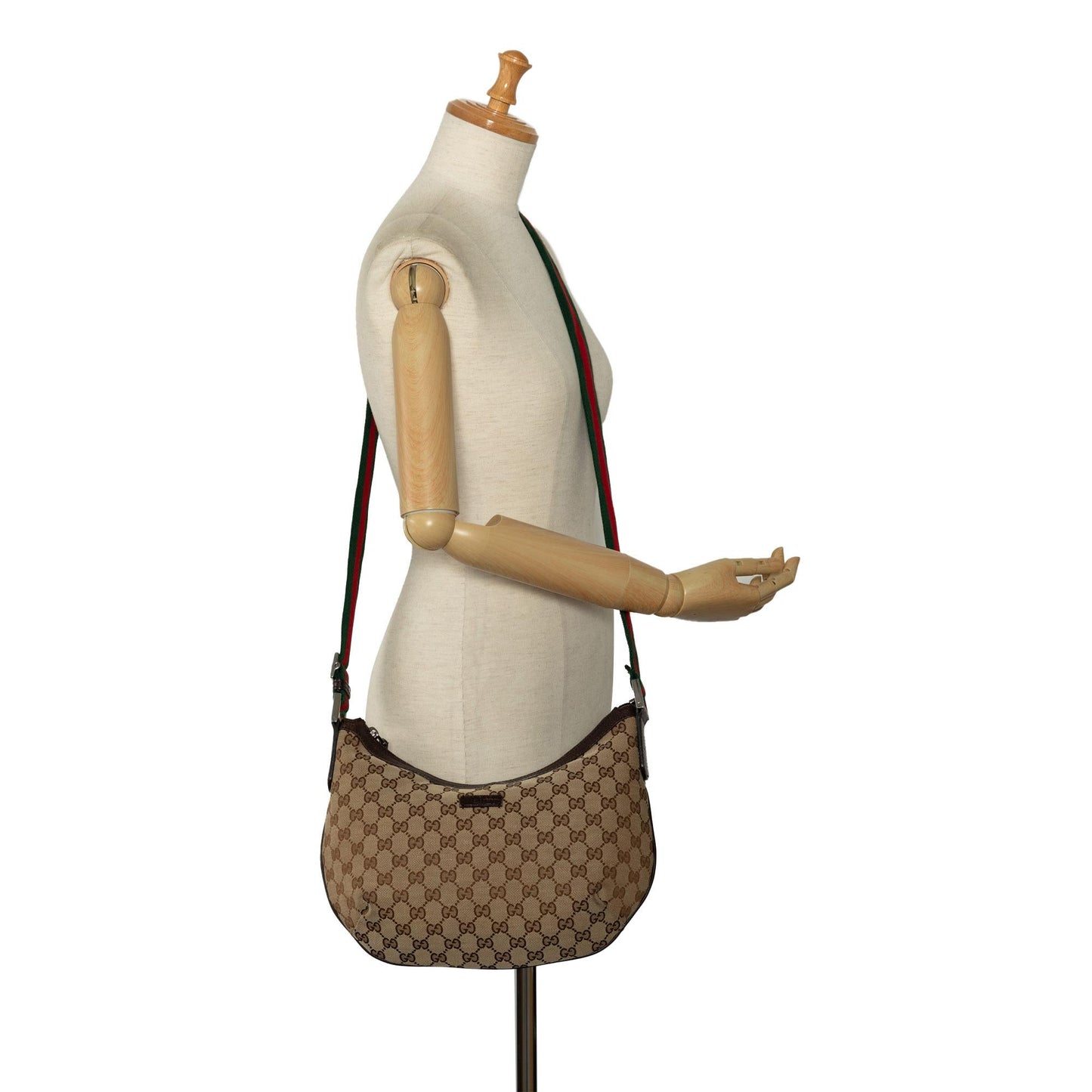 Gucci GG Canvas Web Crossbody (SHG-bpNgYQ)
