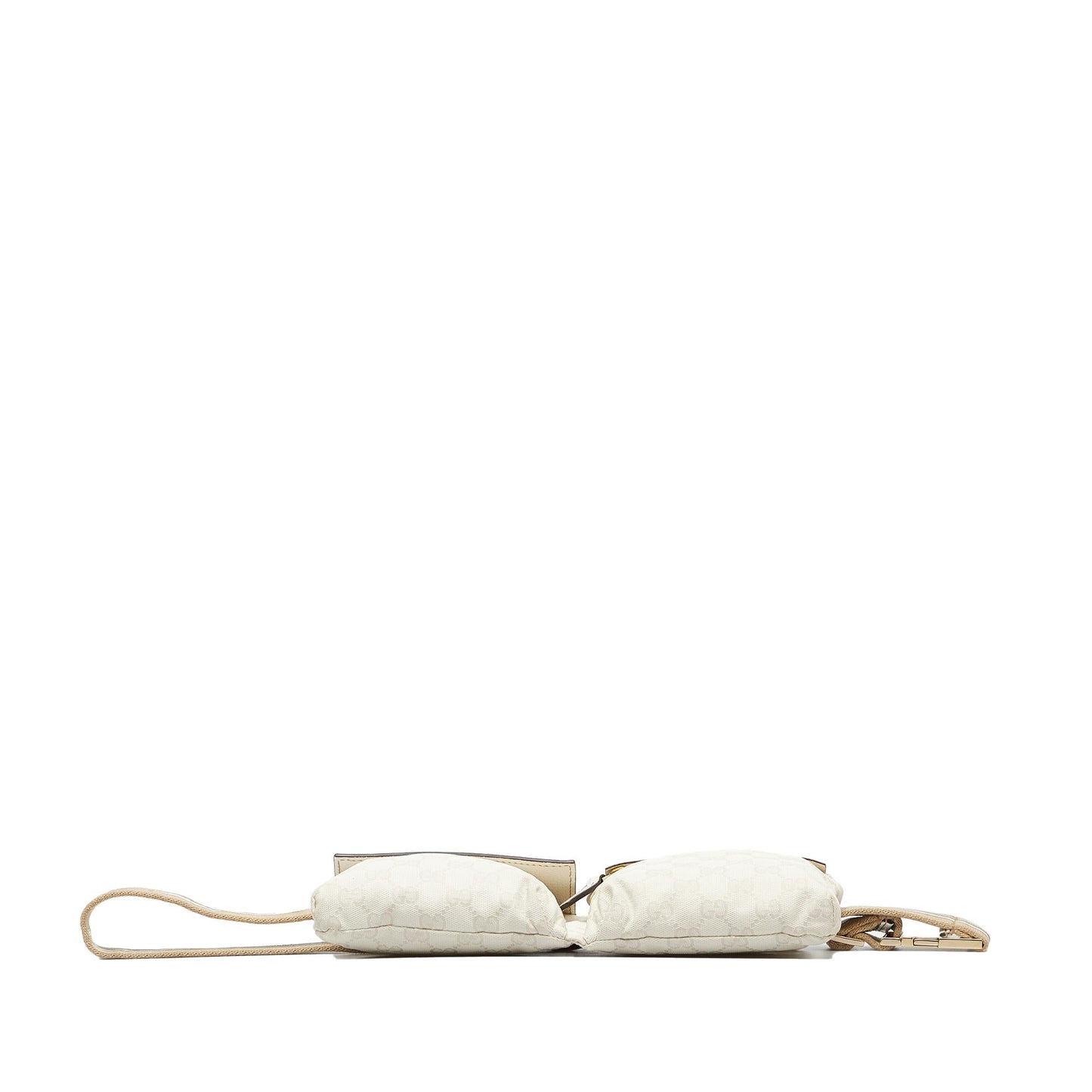 Gucci GG Canvas Web Double Pocket Belt Bag (SHG-vEpWK1)
