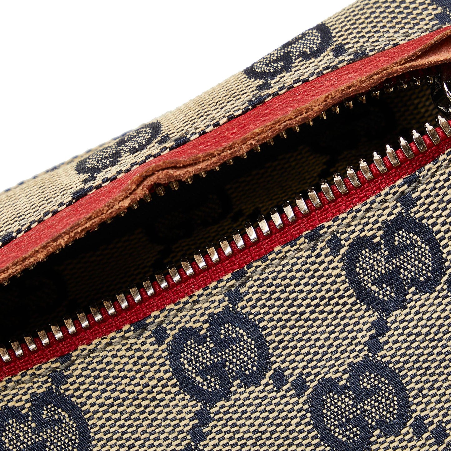 Gucci GG Canvas Web Double Pocket Belt Bag (SHG-u7MA9p)