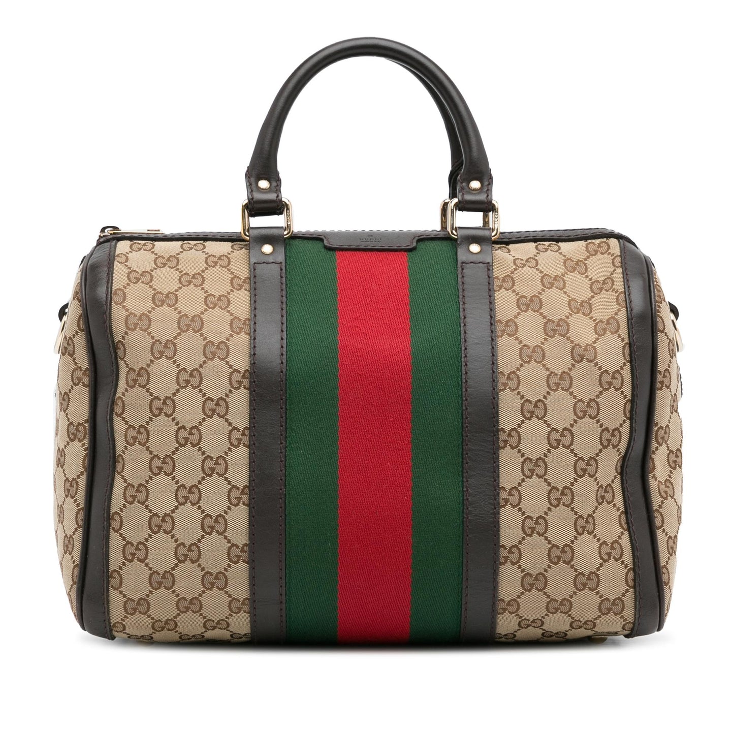 Gucci GG Canvas Web Joy Boston (SHG-N7r8cM)