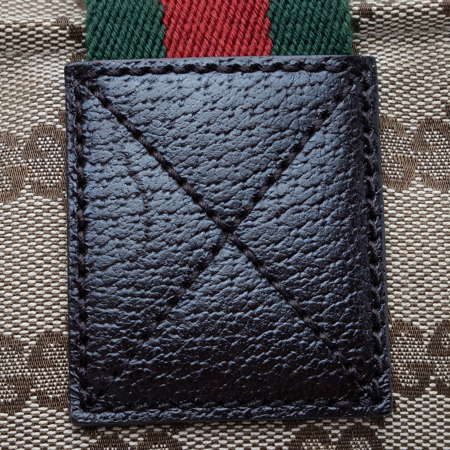 Gucci GG Canvas Web Large Tote (SHF-oTyQoP)