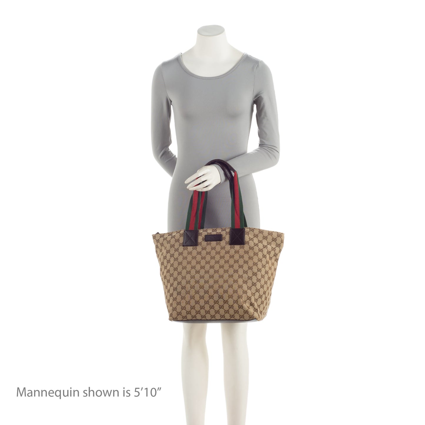 Gucci GG Canvas Web Large Tote (SHF-oTyQoP)