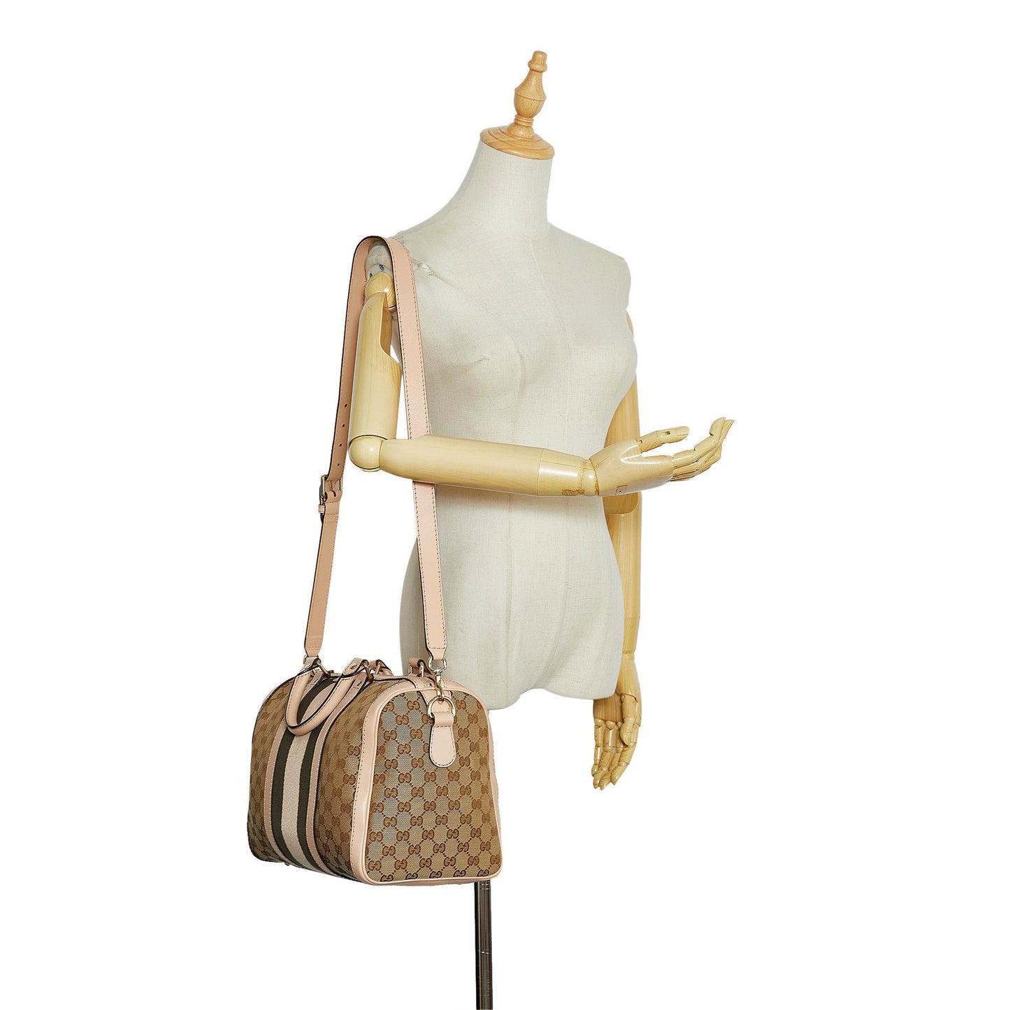 Gucci GG Canvas Web Satchel (SHG-qKkwqV)