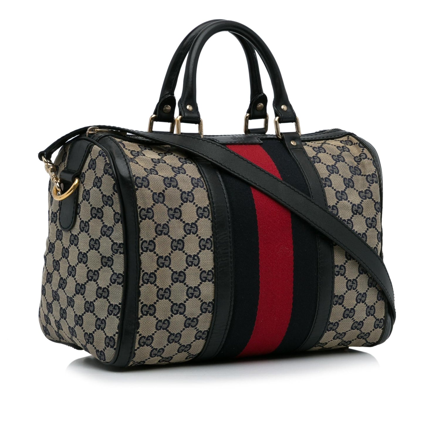 Gucci GG Canvas Web Satchel (SHG-xupd8y)