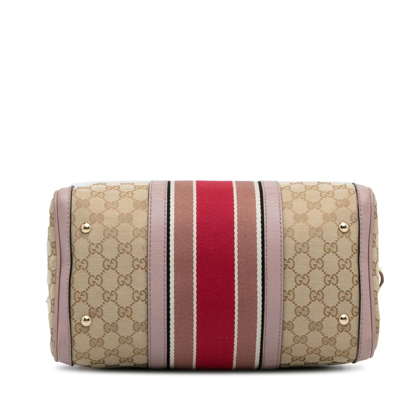 Gucci GG Canvas Web Satchel (SHG-rLK8bR)