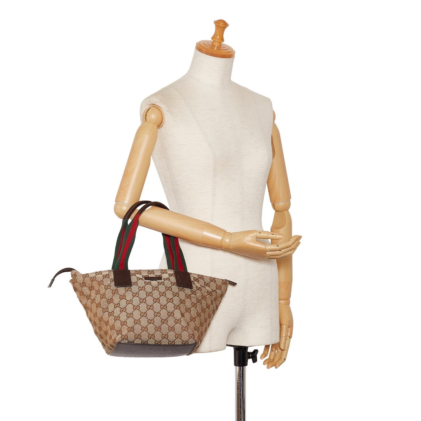 Gucci GG Canvas Web Shoulder Bag (SHG-kONkVx)