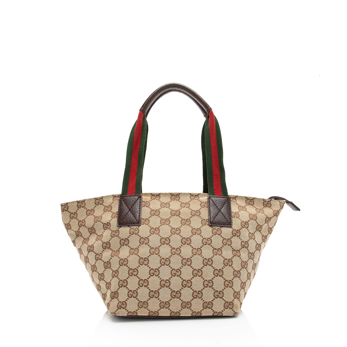 Gucci GG Canvas Web Small Tote (SHF-zJSZ0v)