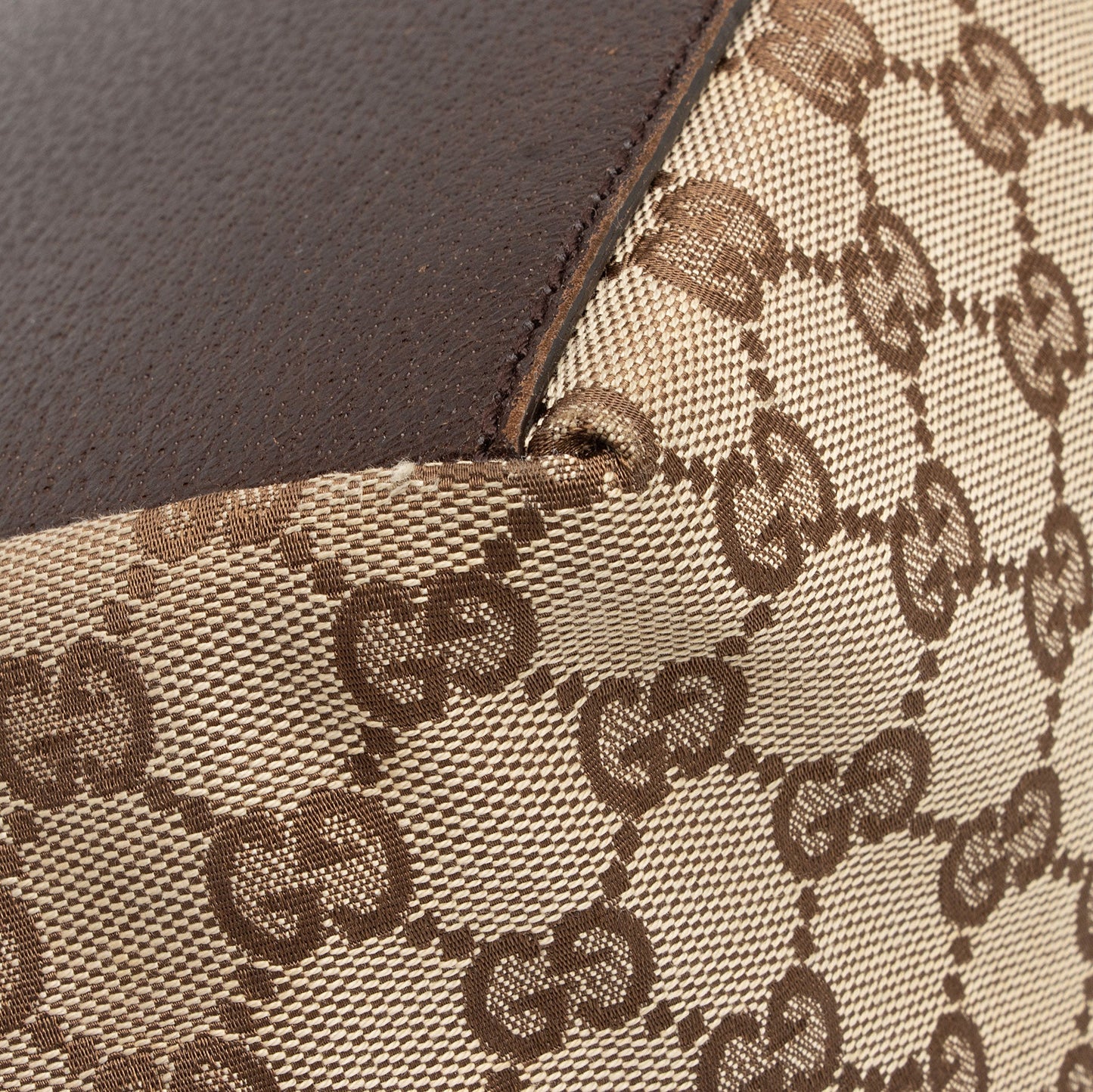 Gucci GG Canvas Web Small Tote (SHF-zJSZ0v)