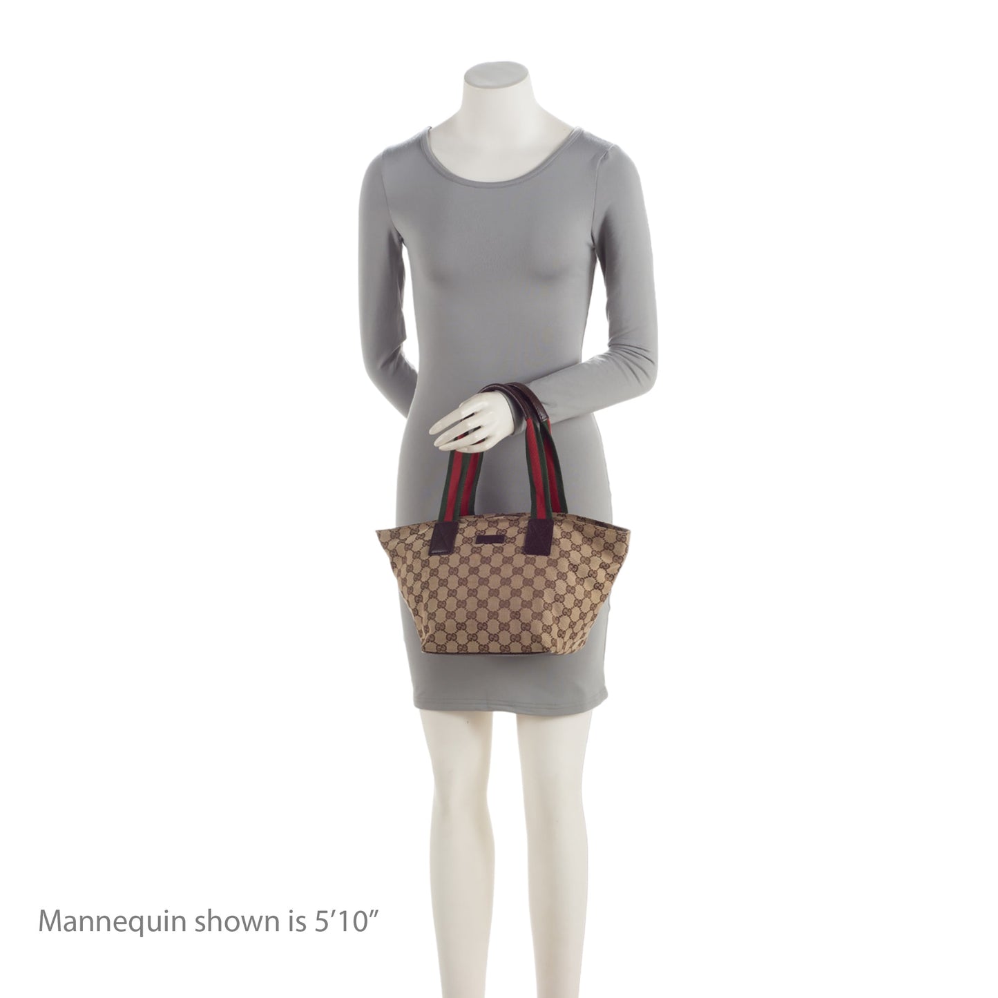 Gucci GG Canvas Web Small Tote (SHF-zJSZ0v)