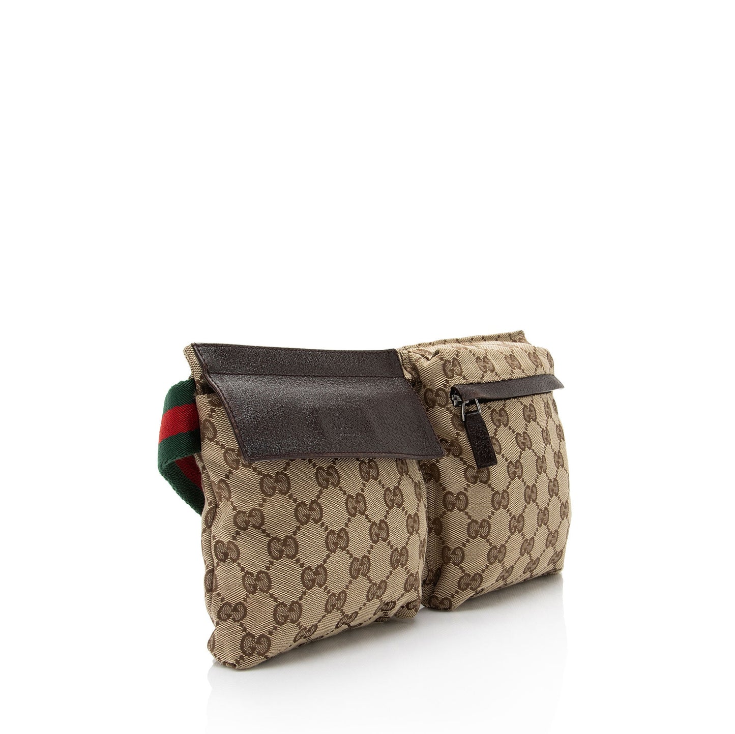 Gucci GG Canvas Web Belt Bag (SHF-awgWqk)