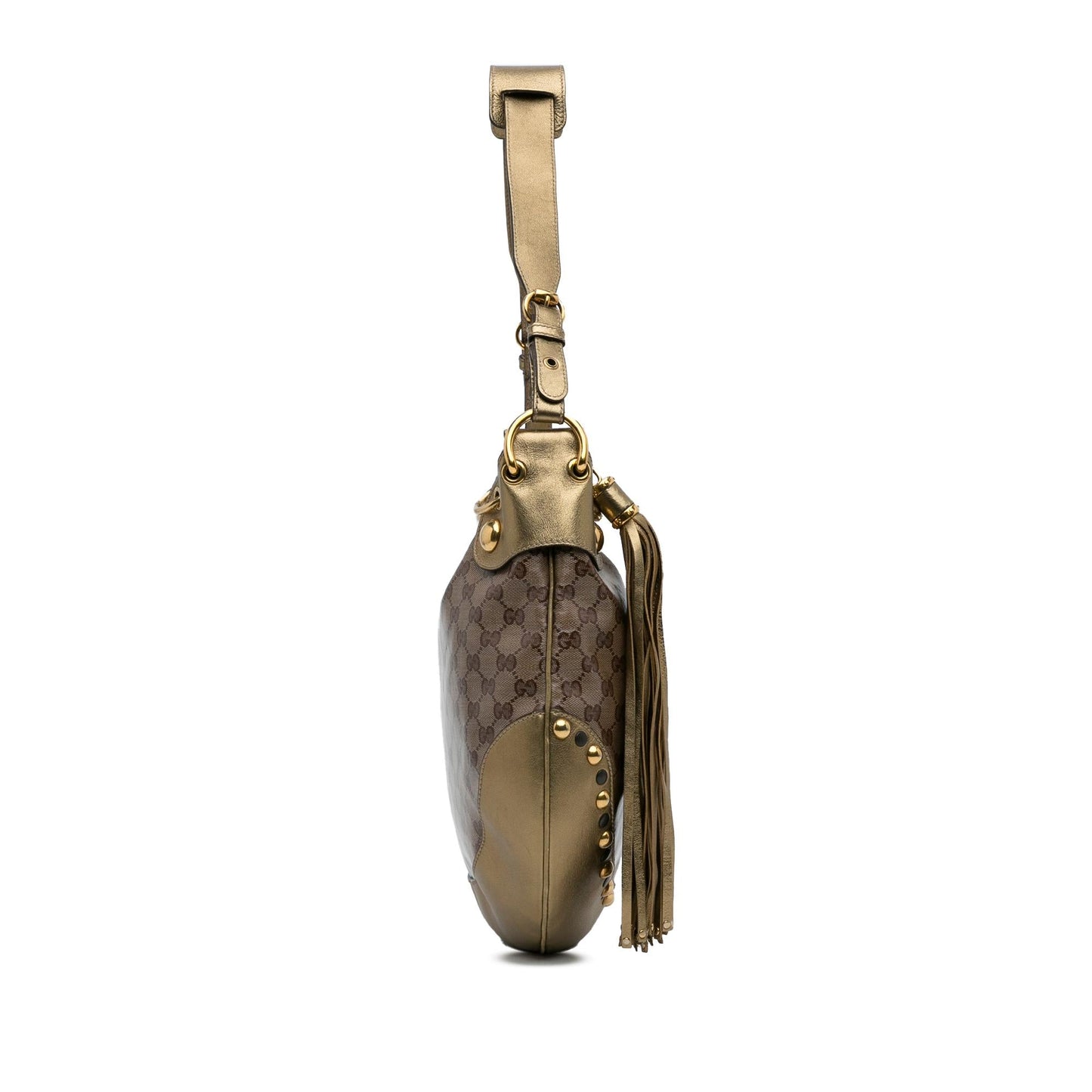 Gucci GG Crystal Babouska Heart Hobo Bag (SHG-BNv9aZ)