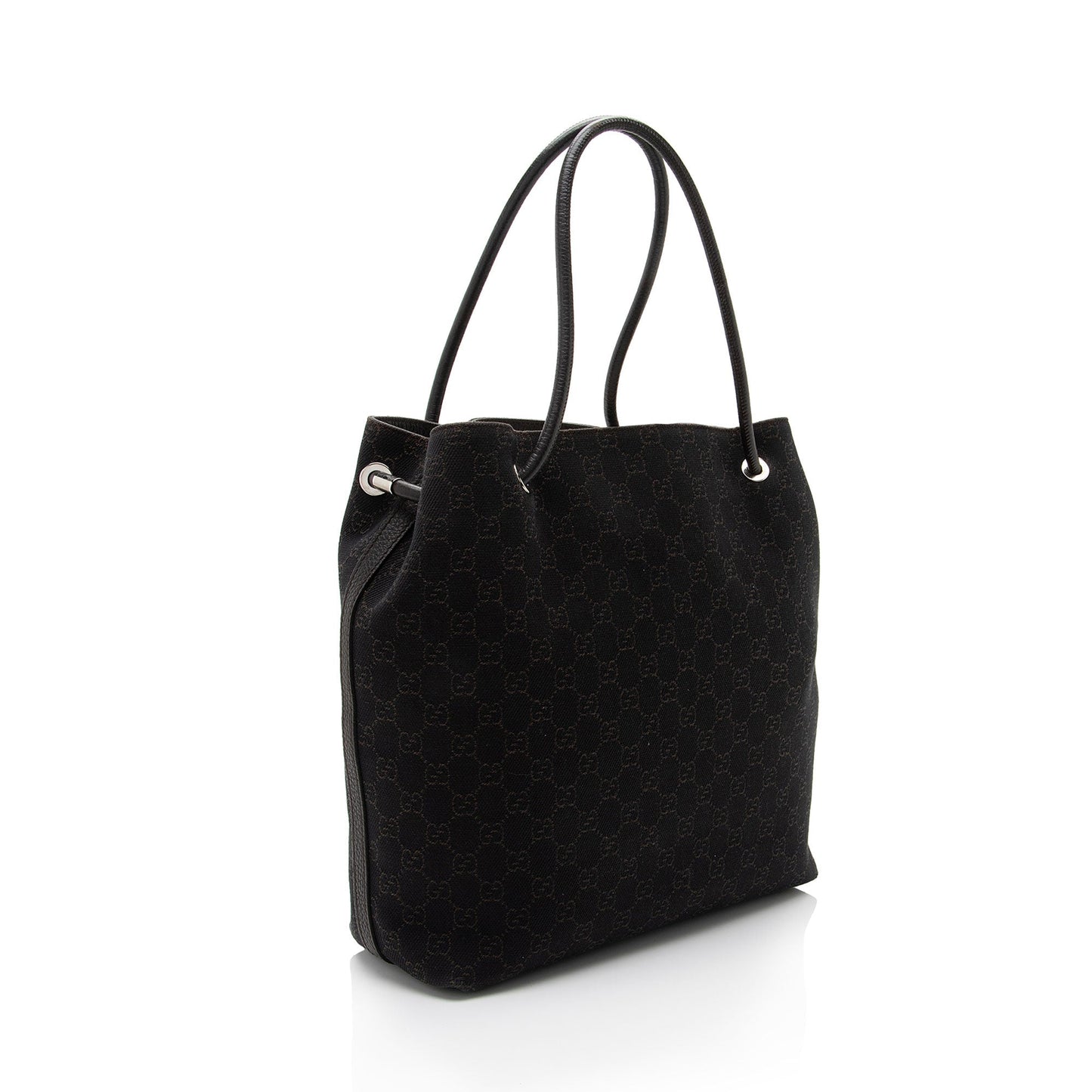 Gucci GG Denim Gifford Medium Tote (SHF-Z5HiOr)