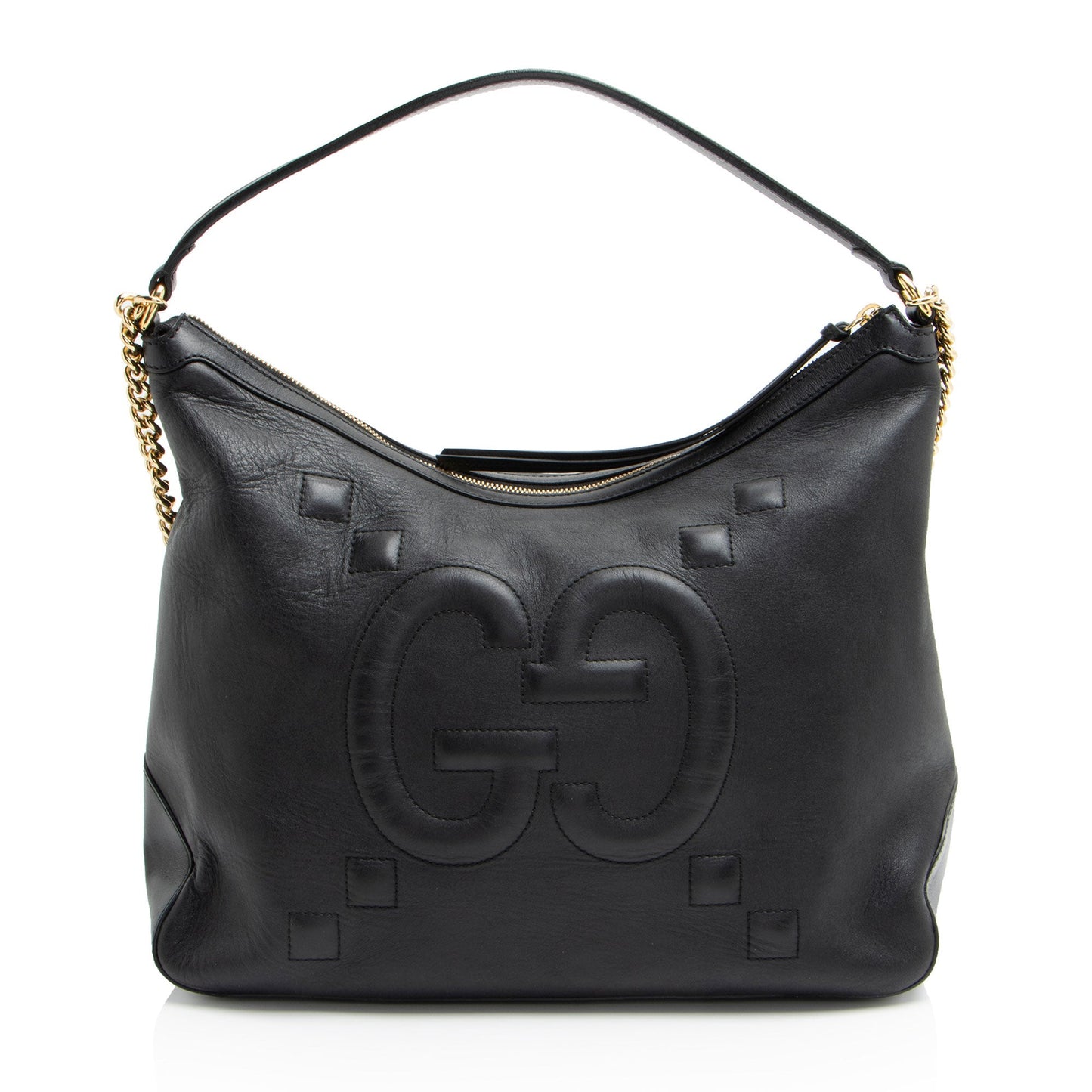 Gucci Jumbo GG Embossed Calfskin Apollo Large Shoulder Bag