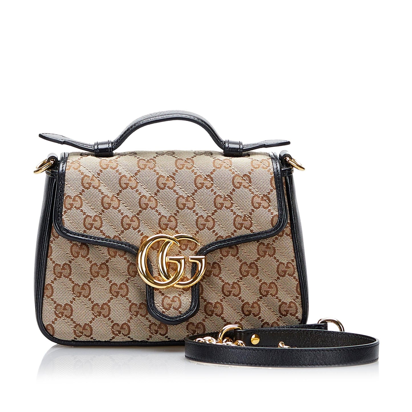Gucci GG Marmont Canvas Satchel (SHG-vWcX1V)