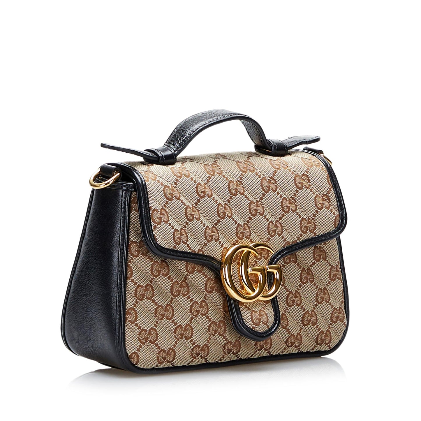 Gucci GG Marmont Canvas Satchel (SHG-vWcX1V)