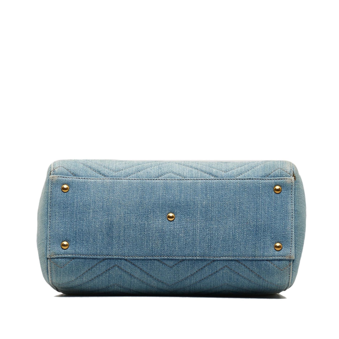 Gucci GG Marmont Denim Satchel (SHG-i403pj)