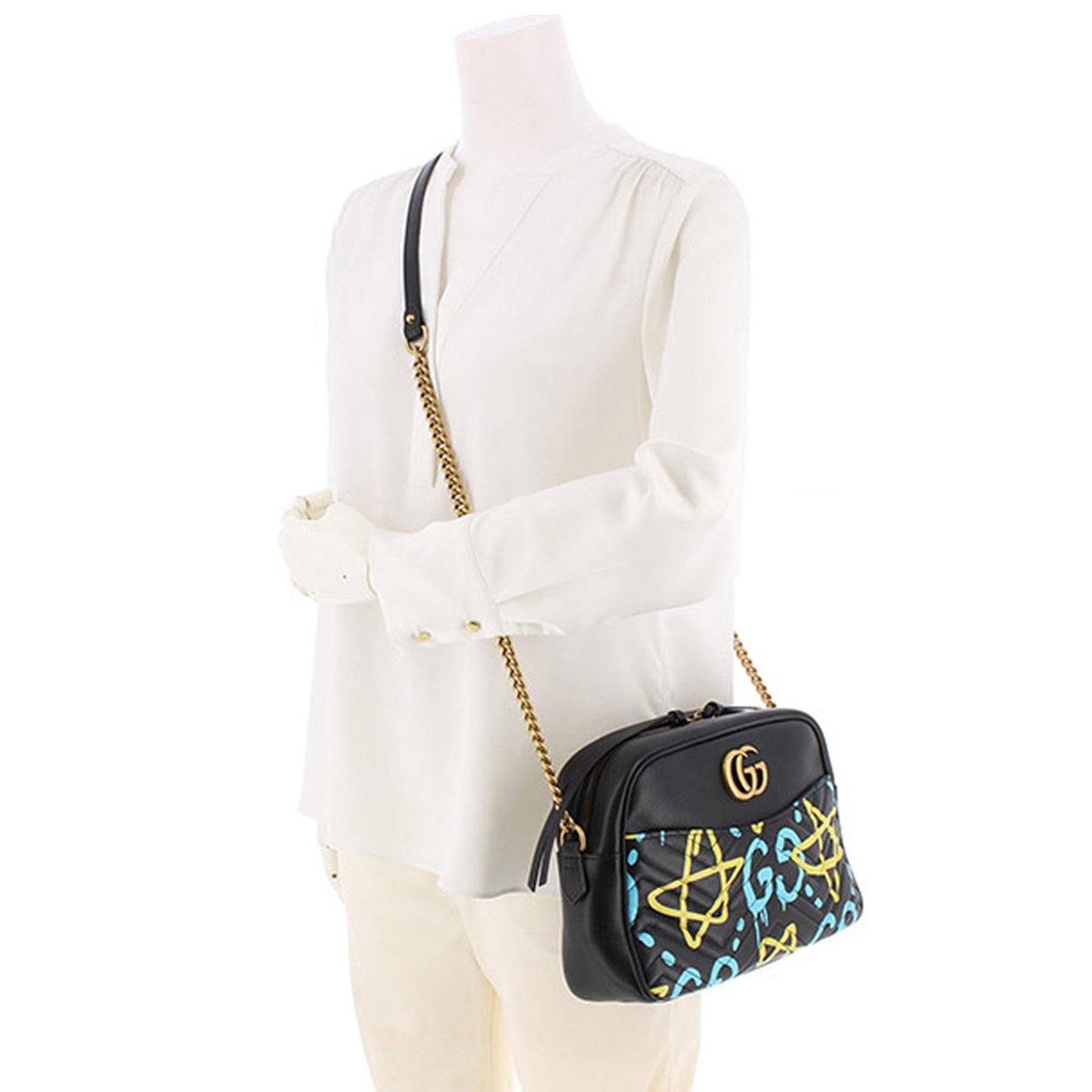 Gucci GG Marmont Ghost Crossbody (SHG-jsbxel)