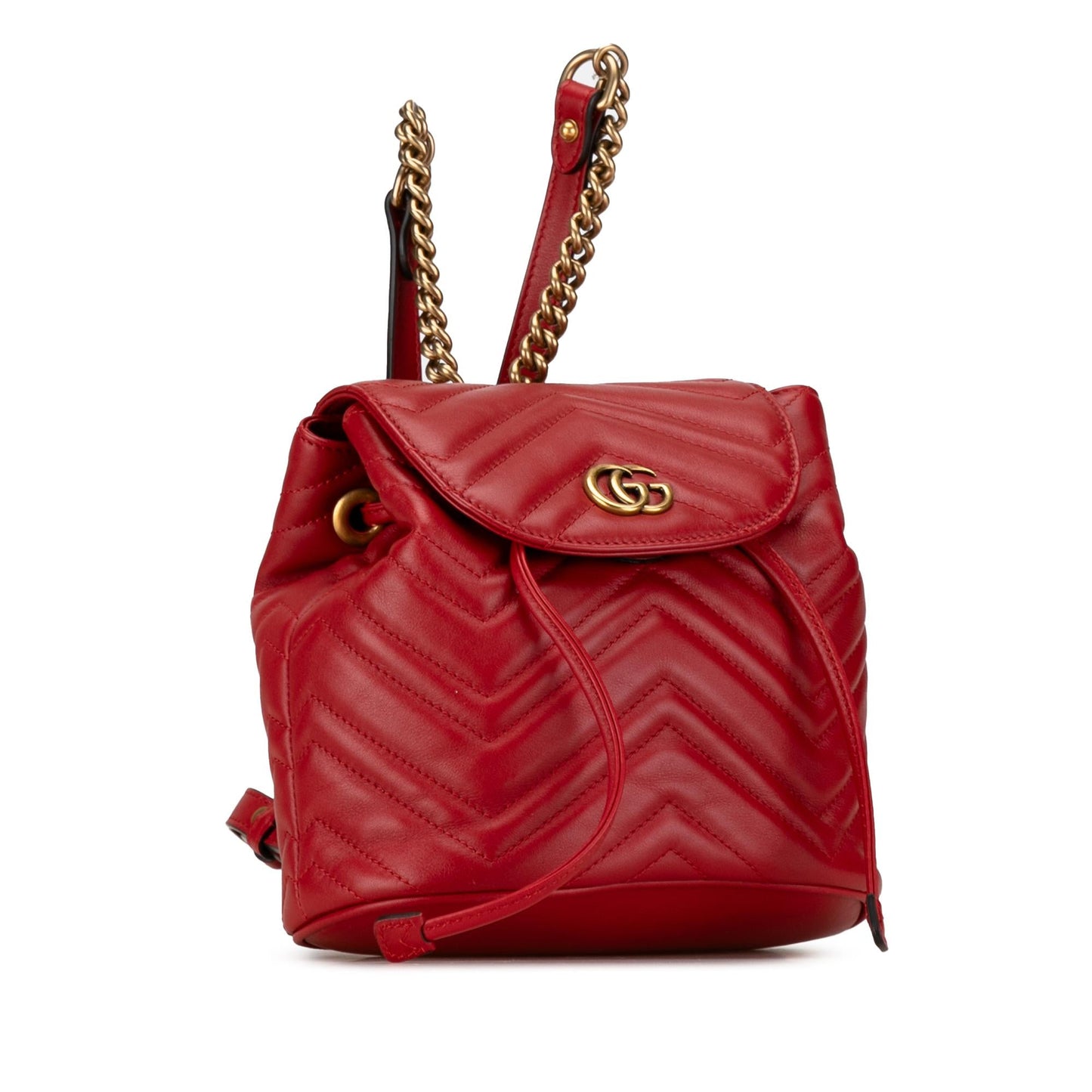 Gucci GG Marmont Matelasse Backpack (SHG-pGGoby)