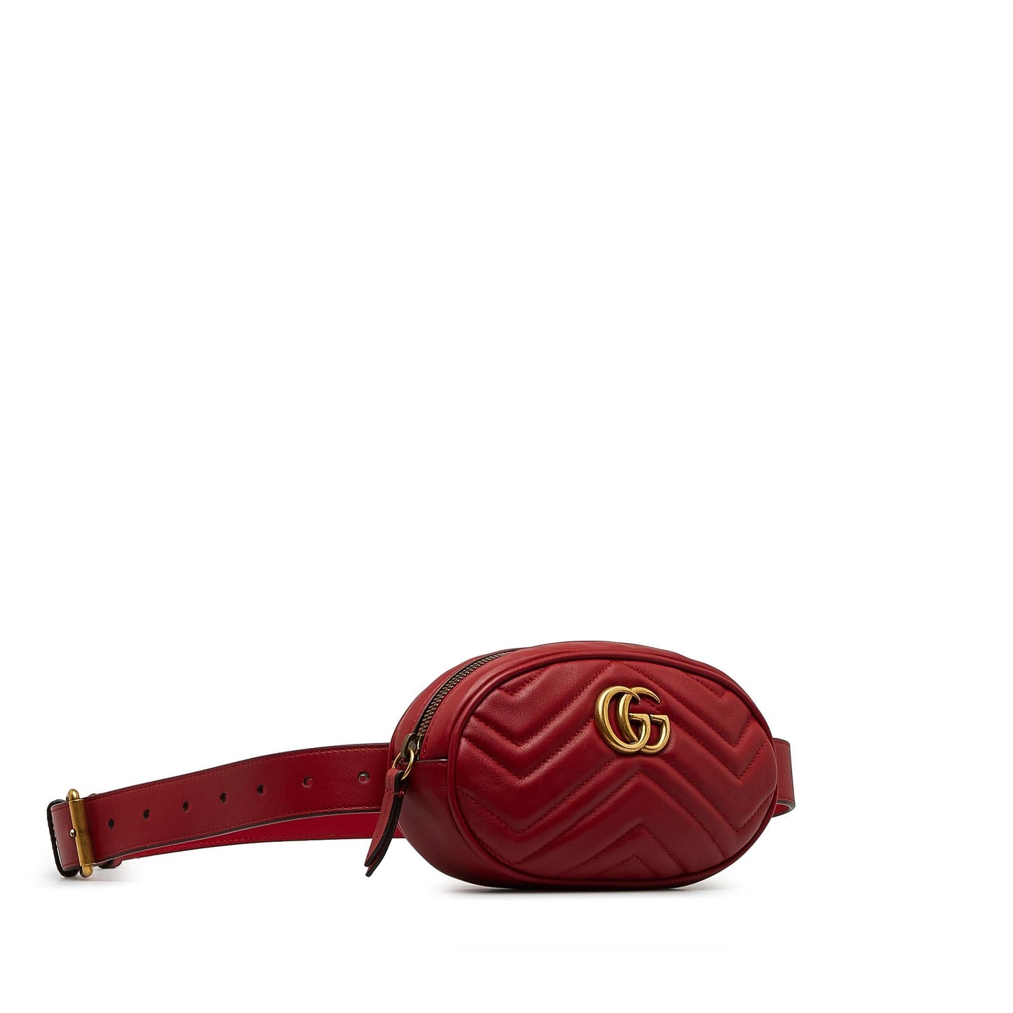 Gucci GG Marmont Matelasse Belt Bag (SHG-p7RawW)