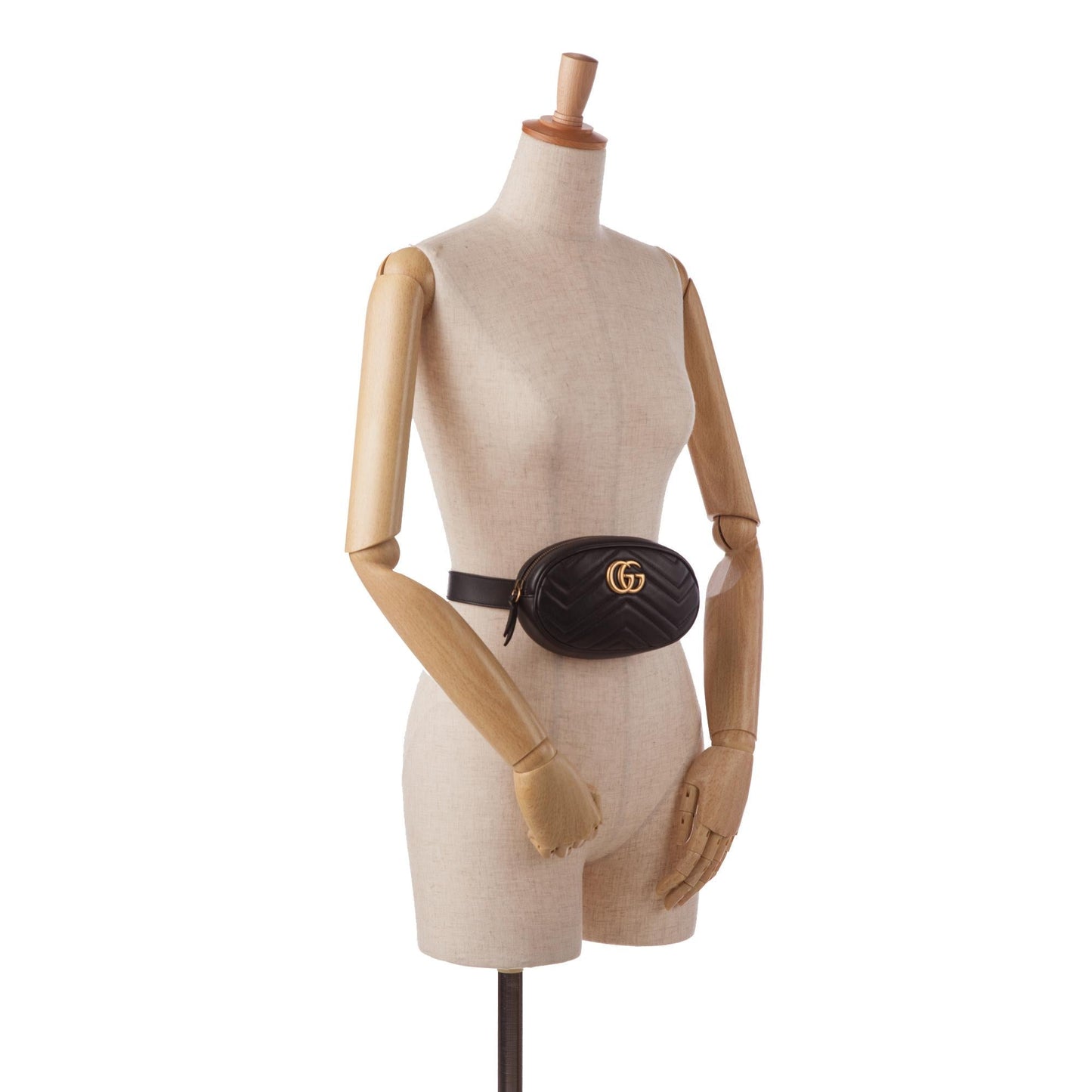 Gucci GG Marmont Matelasse Belt Bag (SHG-MpX2RD)