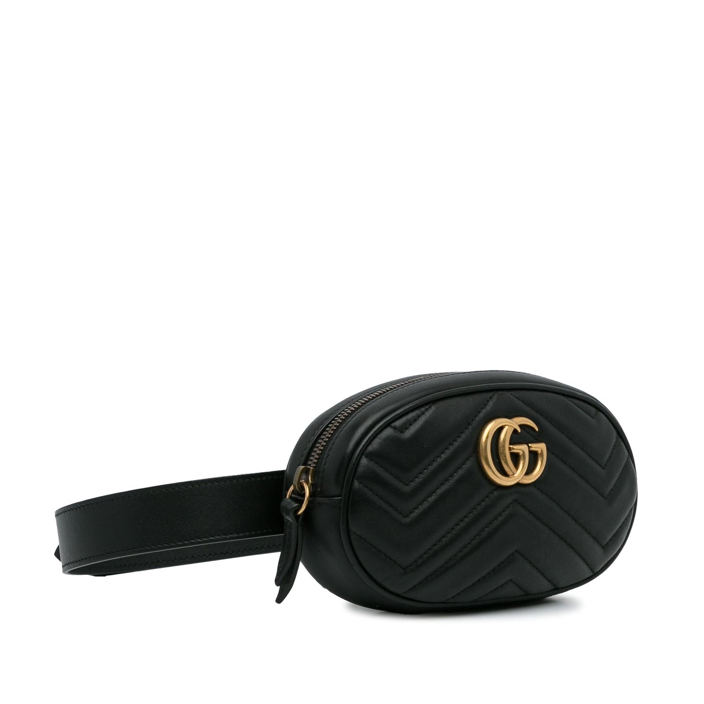 Gucci GG Marmont Matelasse Belt Bag (SHG-MpX2RD)