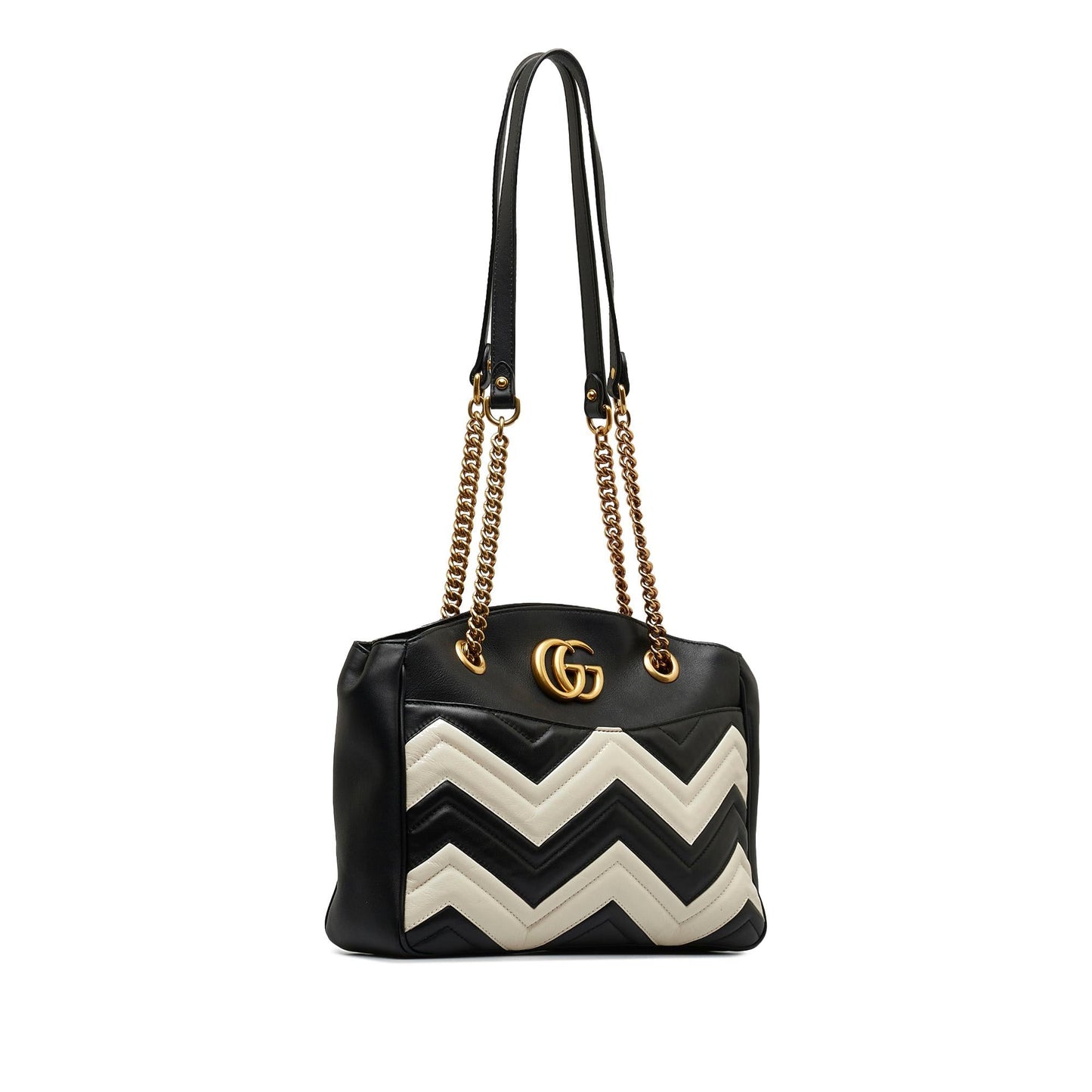 Gucci GG Marmont Matelasse Chain Tote (SHG-GMyiRZ)