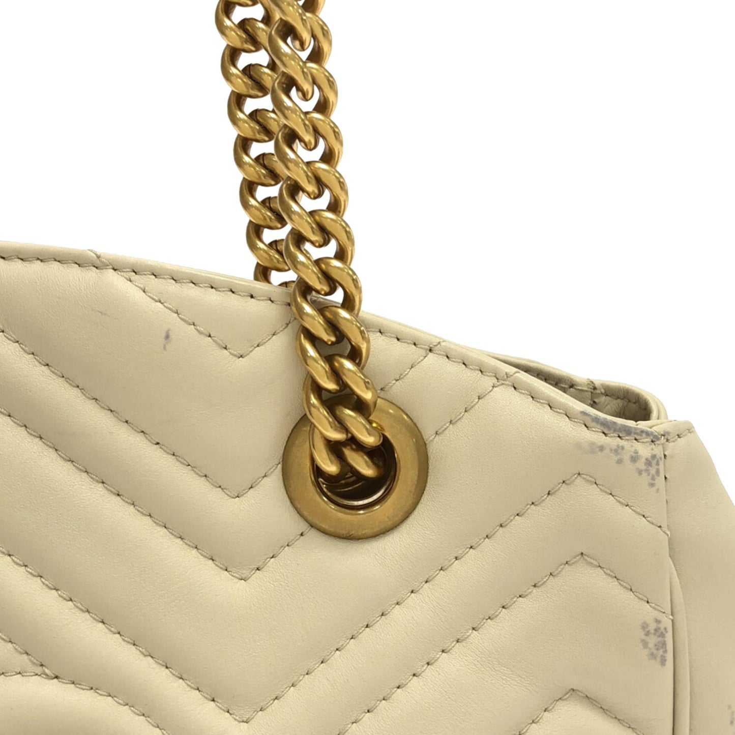 Gucci GG Marmont Matelasse Chain Tote (SHG-iMHDhJ)