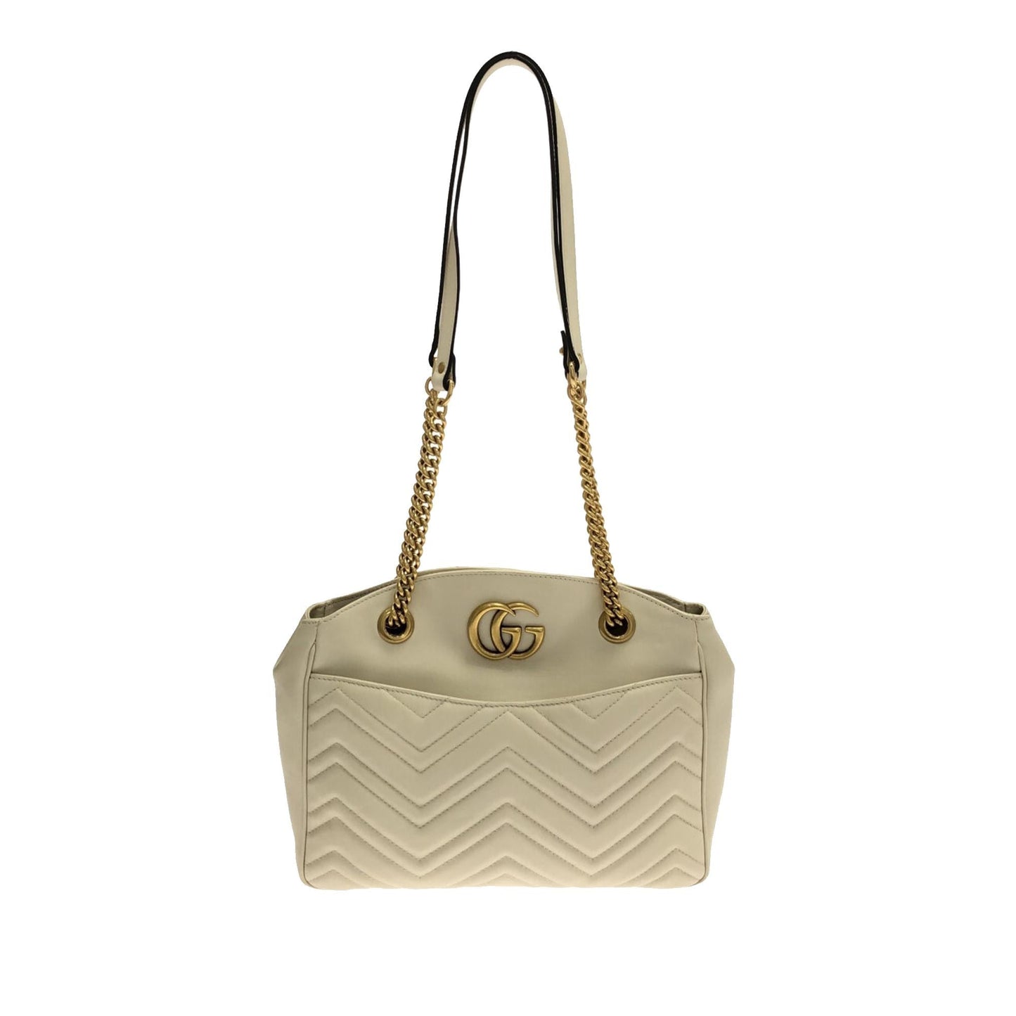 Gucci GG Marmont Matelasse Chain Tote (SHG-iMHDhJ)