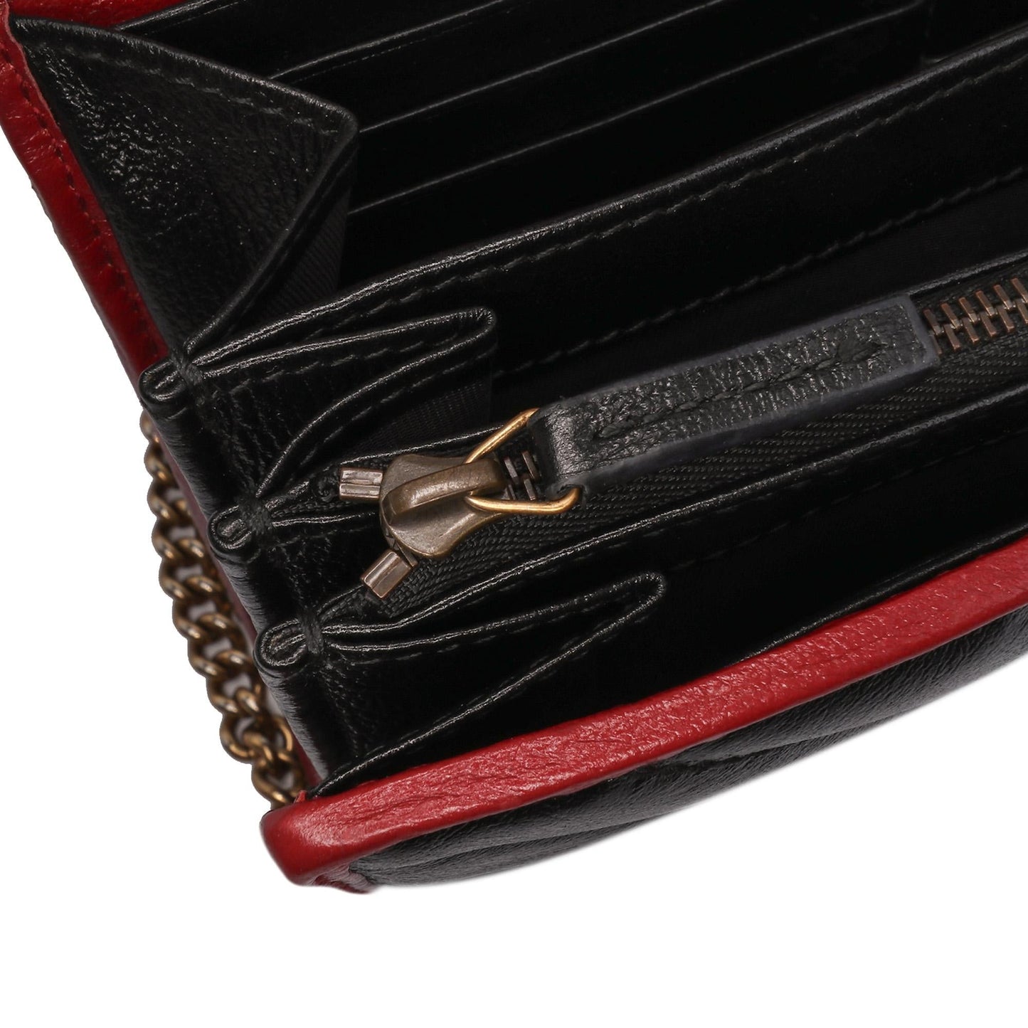 Gucci GG Marmont Matelasse Leather Torchon Wallet On Chain