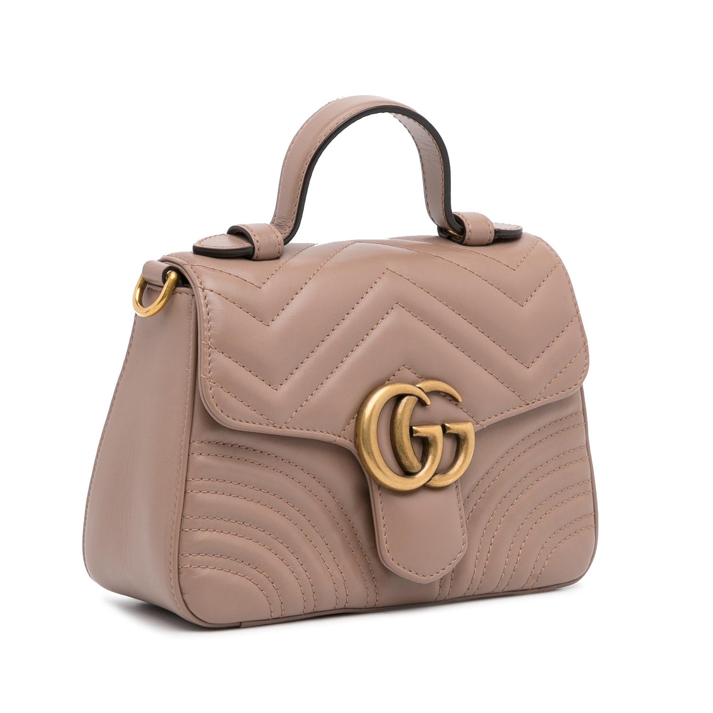 Gucci GG Marmont Matelasse Satchel (SHG-LryugC)