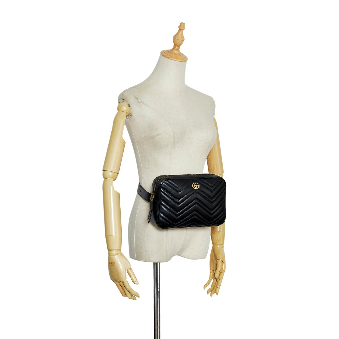 Gucci GG Marmont Matelasse Square Belt Bag (SHG-nM1QkU)