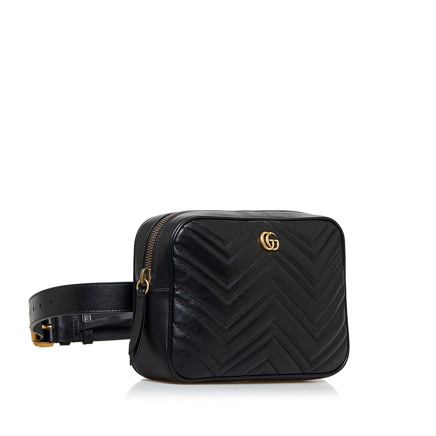 Gucci GG Marmont Matelasse Square Belt Bag (SHG-nM1QkU)