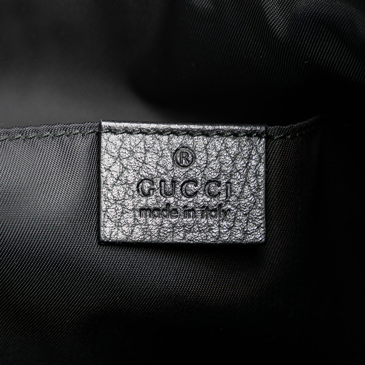 Gucci GG Nylon Double Front Pocket Backpack