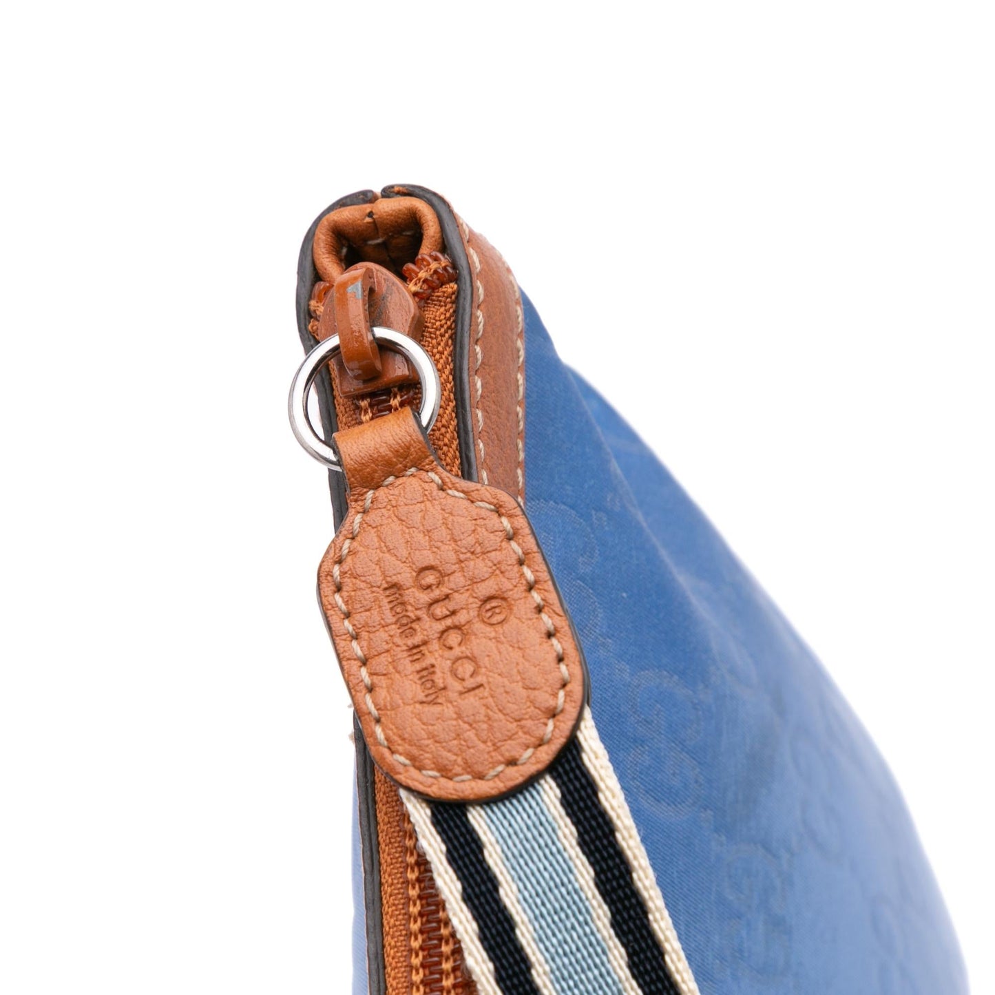 Gucci GG Nylon Top Zip Clutch