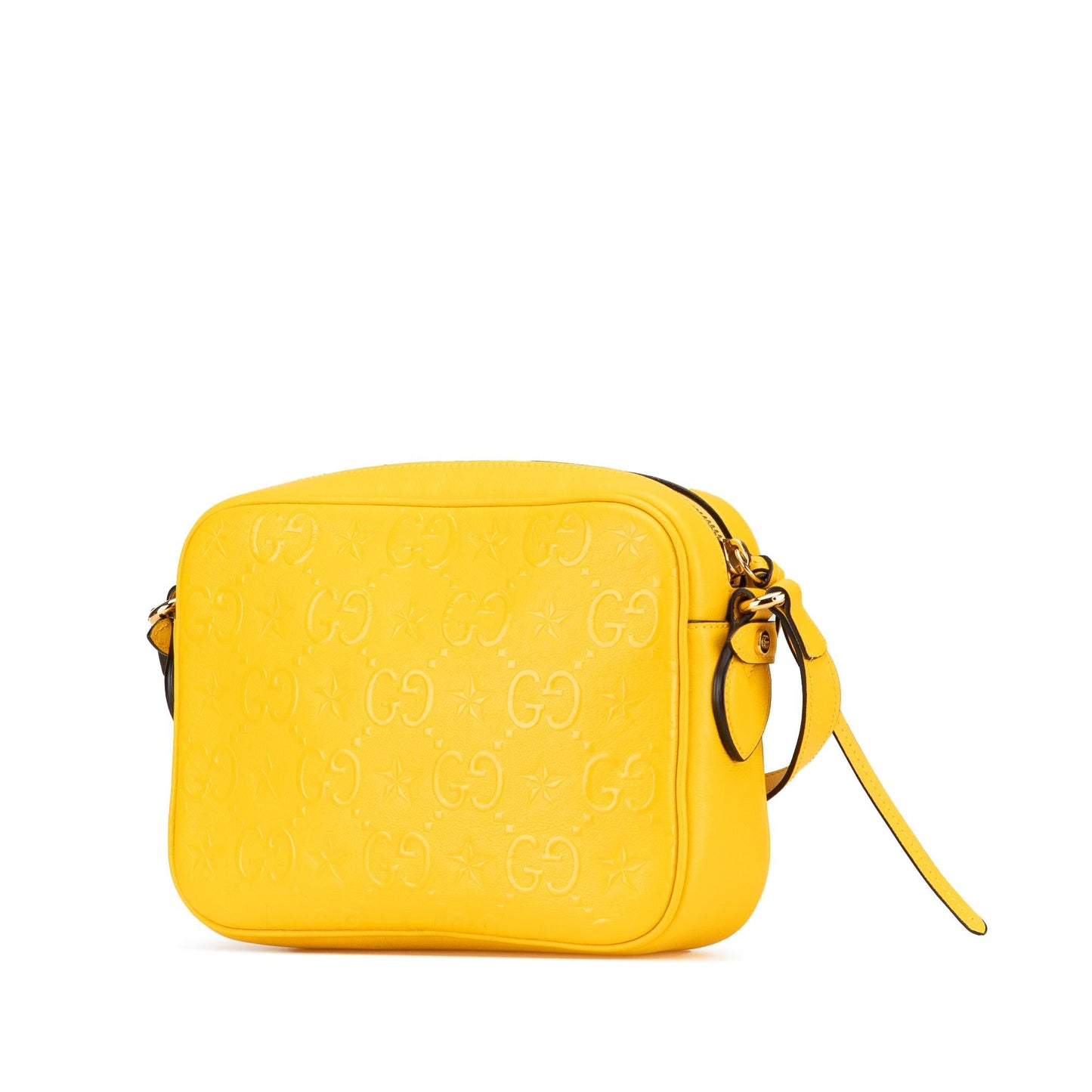 Gucci GG Star Embossed Leather Crossbody