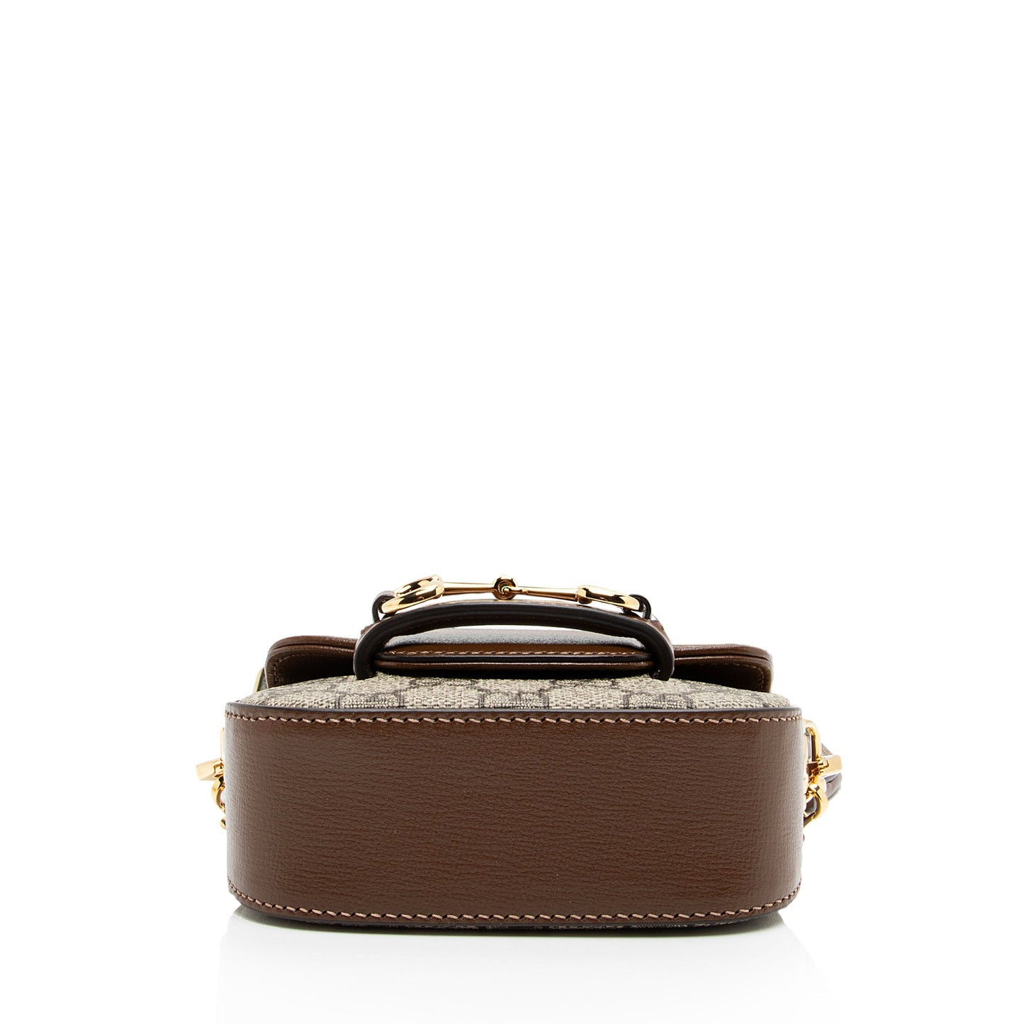 Gucci GG Supreme 1955 Horsebit Web Strap Wallet (SHF-XpjO67)