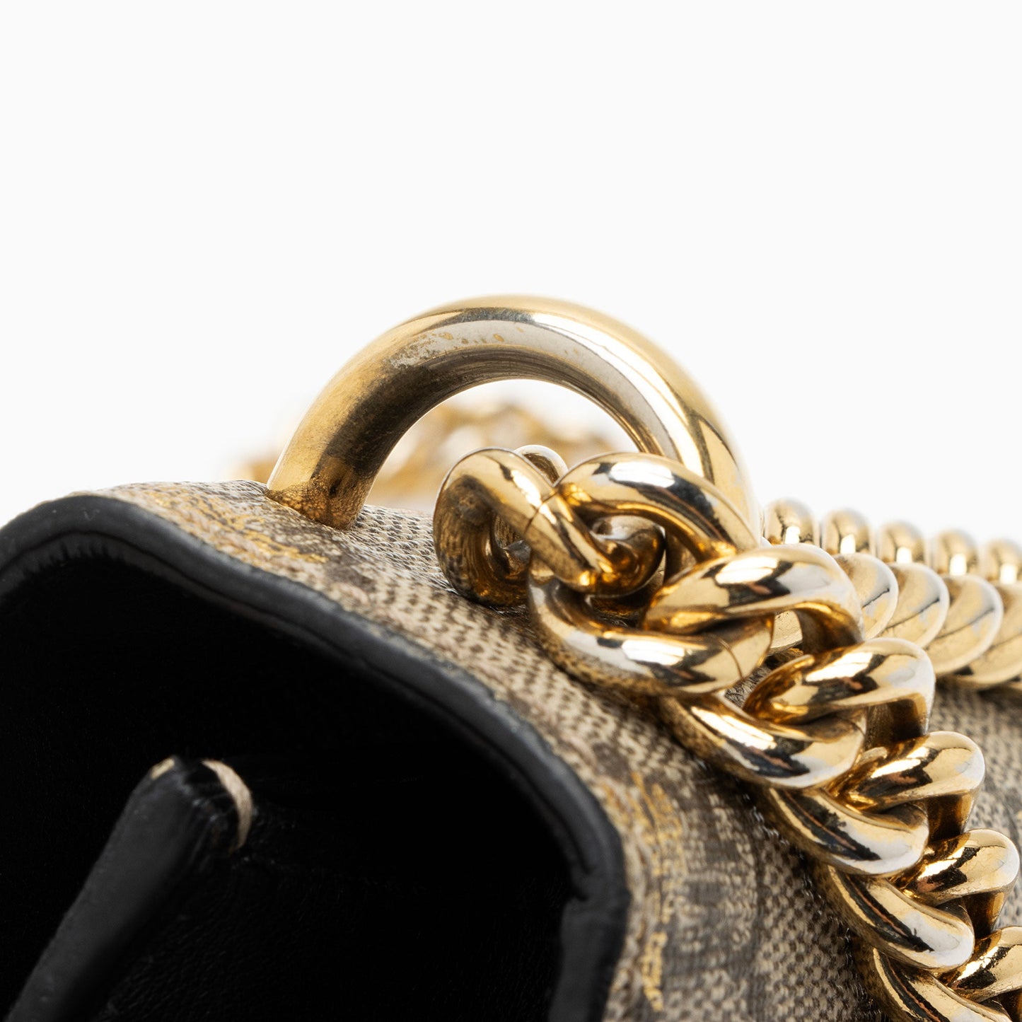 Gucci GG Supreme Bee Padlock Small Shoulder Bag (SHF-JaFqOf)