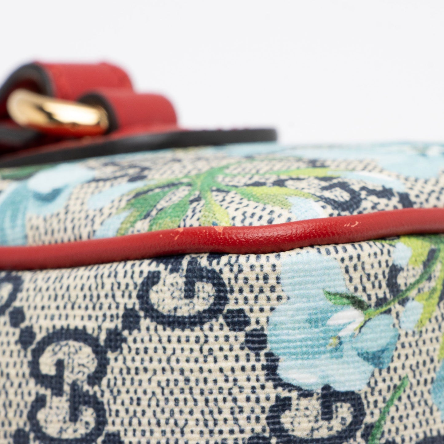 Gucci GG Supreme Blooms Mini Boston Bag (SHF-On3Jgx)
