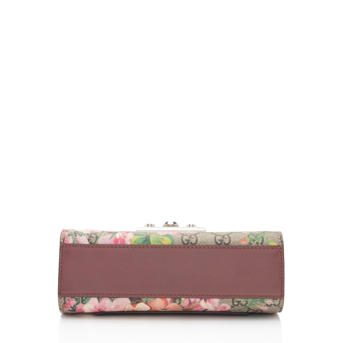 Gucci GG Supreme Blooms Padlock Small Shoulder Bag (SHF-6zv2gD)