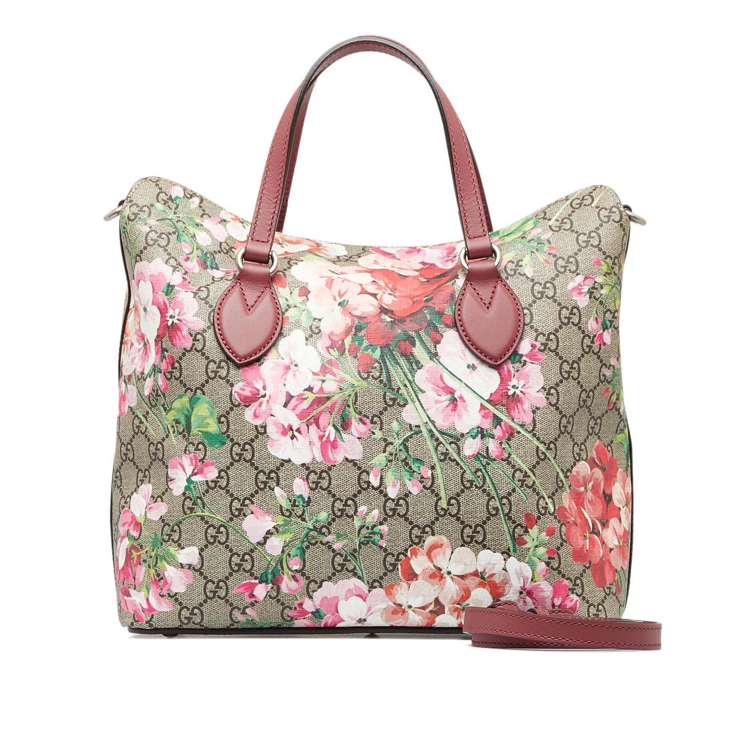 Gucci GG Supreme Blooms Satchel (SHG-dKOctA)