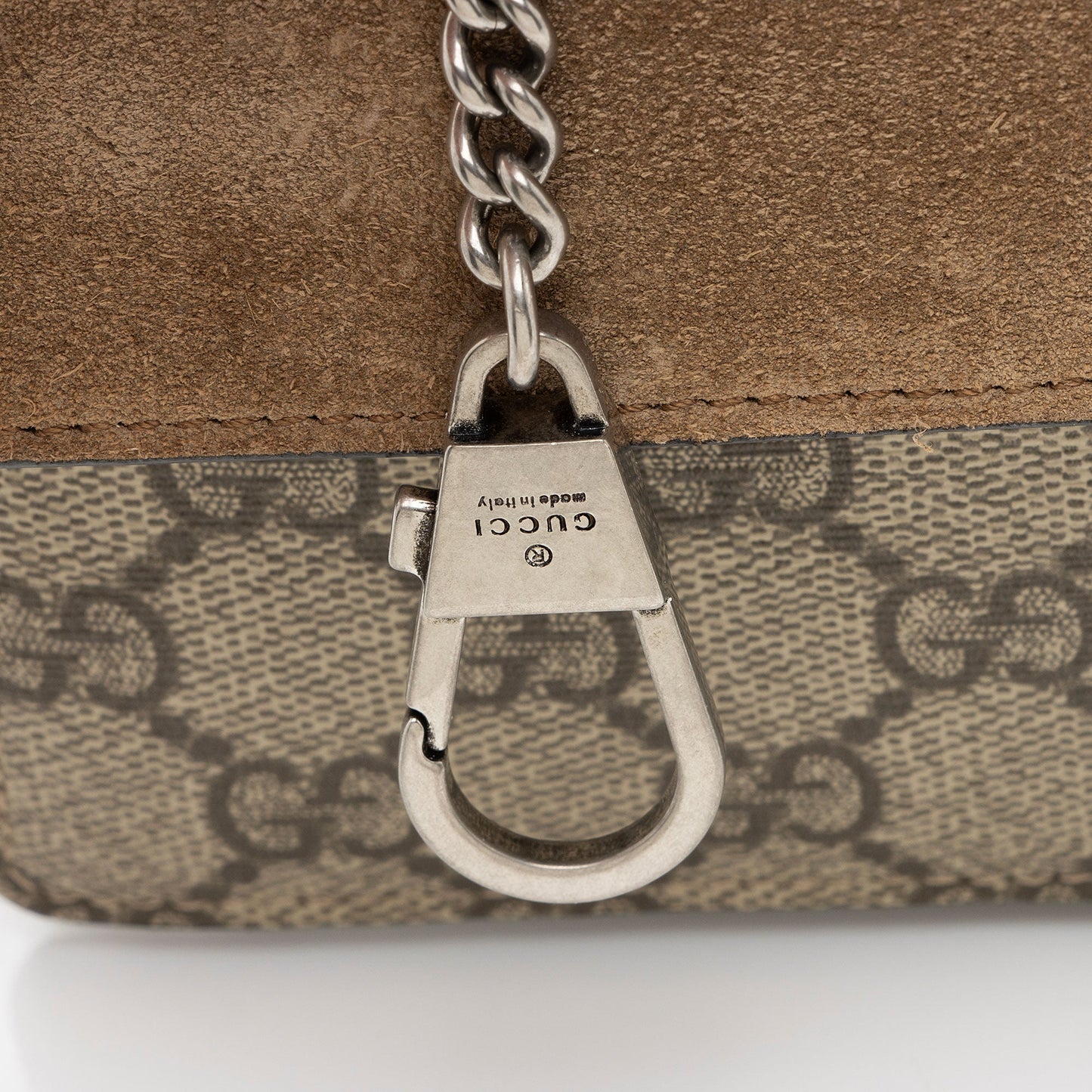 Gucci GG Supreme Dionysus Super Mini Bag (SHF-DMxT6L)
