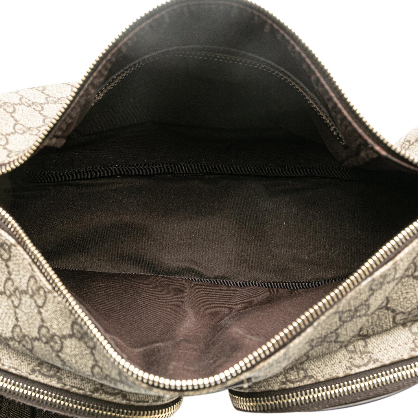 Gucci GG Supreme Double Pocket Crossbody