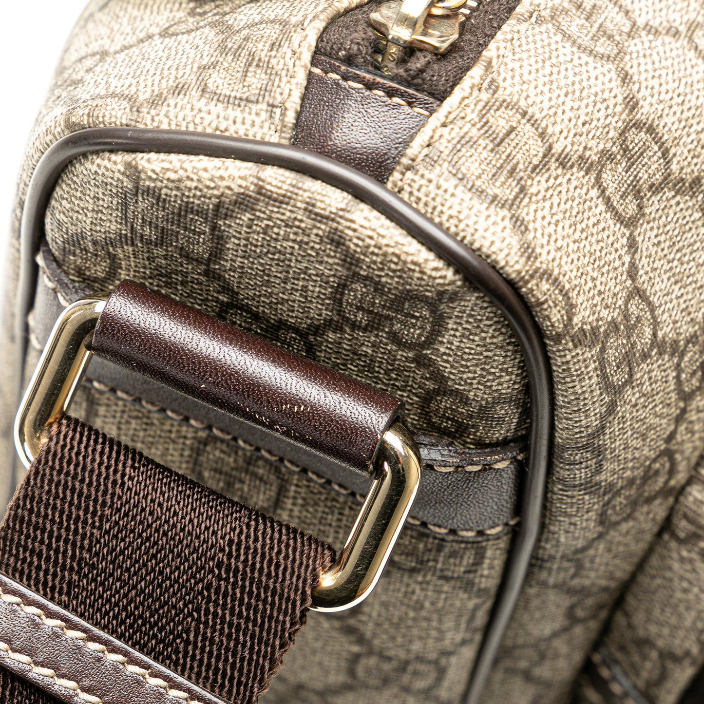 Gucci GG Supreme Double Pocket Crossbody