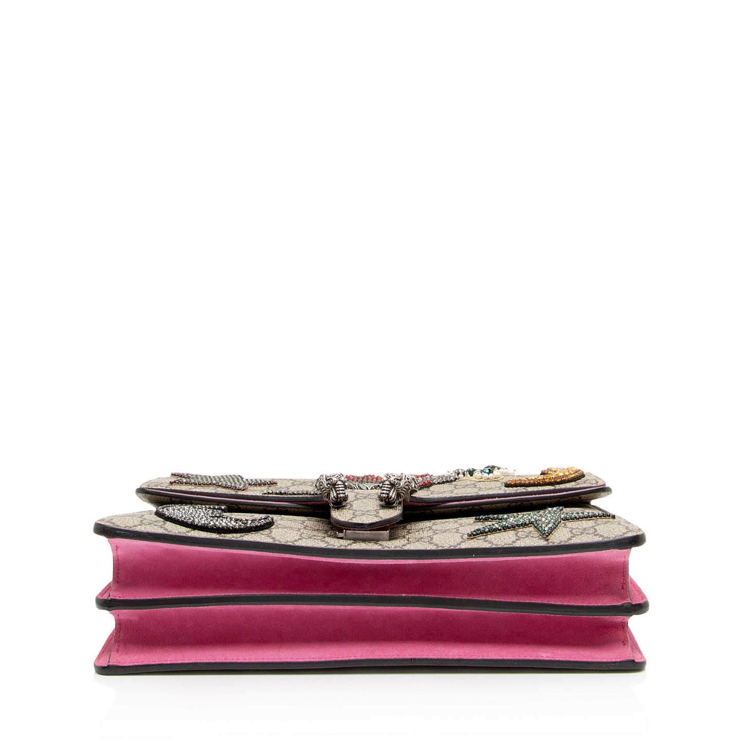 Gucci GG Supreme Embellished Dionysus Medium Shoulder Bag (SHF-oygysY)