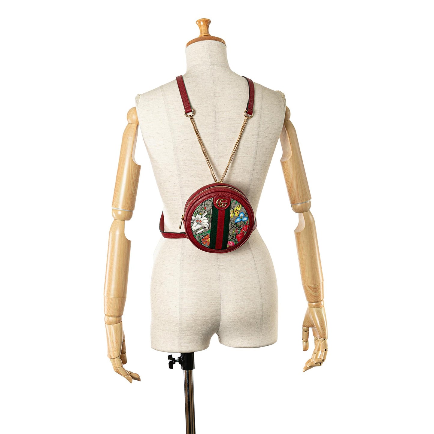 Gucci GG Supreme Flora Ophidia Backpack