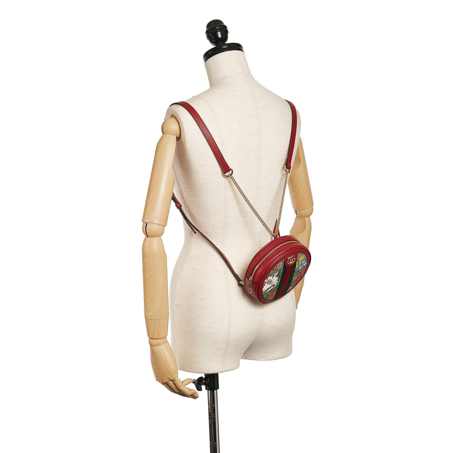 Gucci GG Supreme Flora Ophidia Round Backpack
