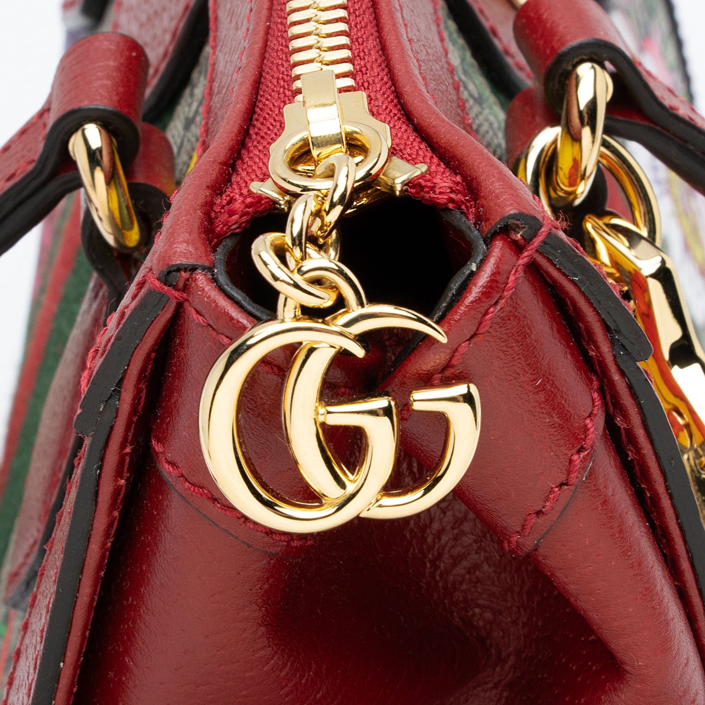 Gucci GG Supreme Flora Ophidia Small Tote (SHF-JvDcT5)