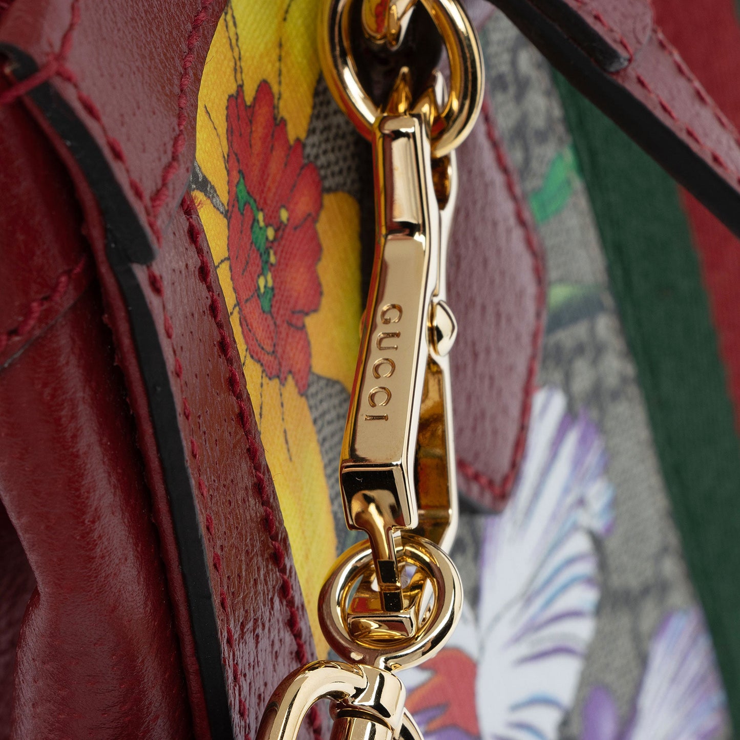Gucci GG Supreme Flora Ophidia Small Tote (SHF-JvDcT5)